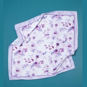 A218-K  • Lavender Bloom Silky Bandana Scarf